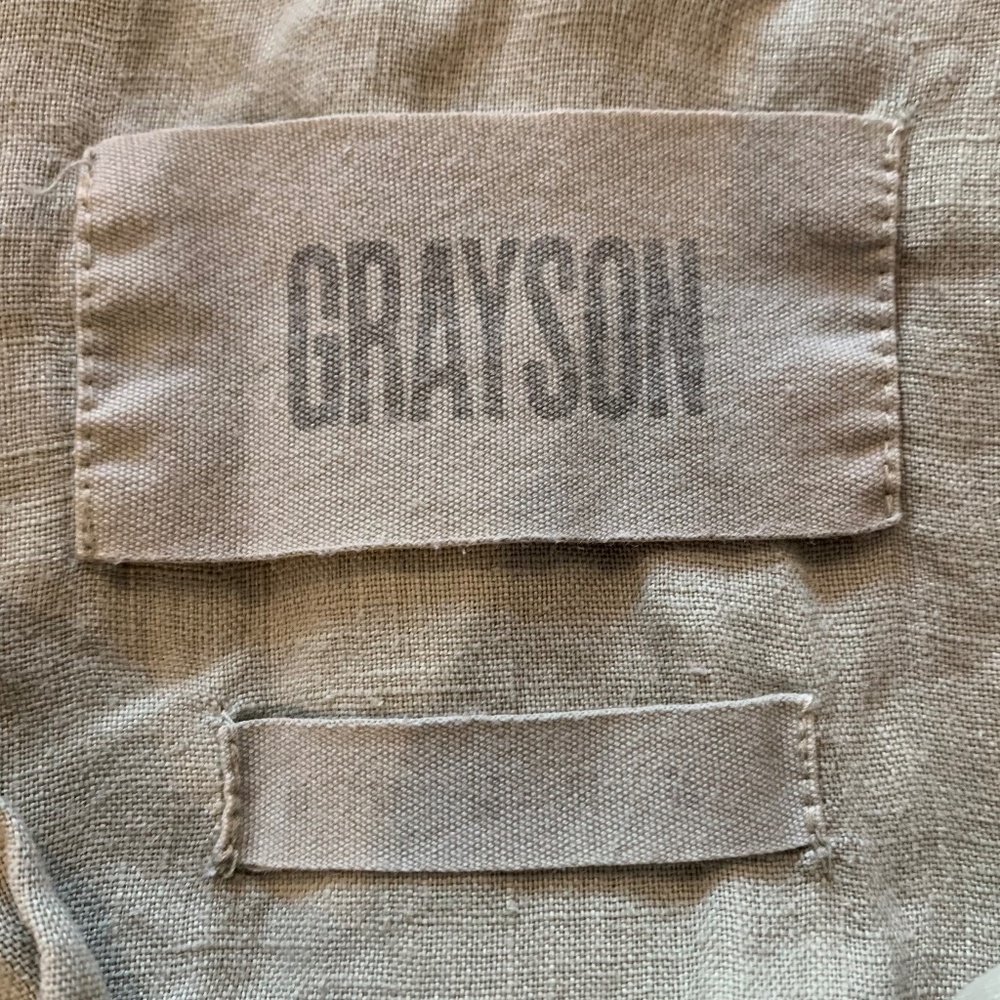 EUC - Grayson - The Artist Button Down - Taupe - 02 (S) - Picture 3 of 5